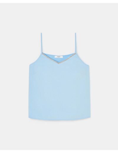 Débardeur bleu ciel