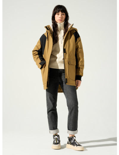 Parka kaki multicolore