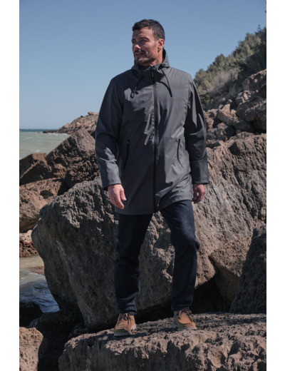 Ciré homme 3/4 zippé à capuche Jules