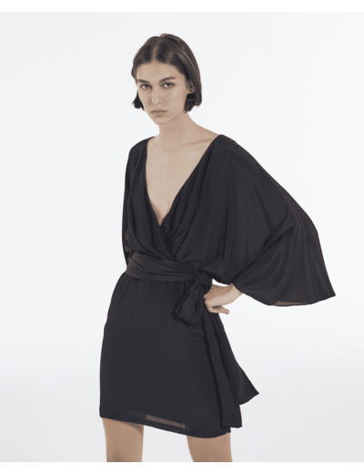Robe Kimono Courte black