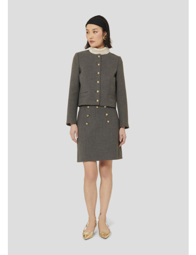 Jupe Jamie Gris en Polyester