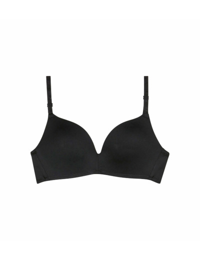 Soutien-gorge triangle à coques noir pour fille Dim Invisible