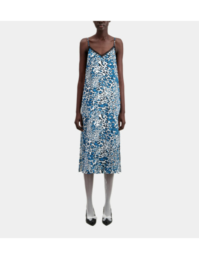 Rove Longue A Bretelle Imprimee blue white