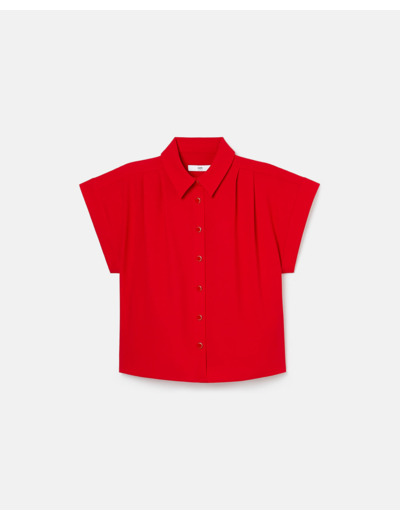 Top Tarina Rouge en Polyester