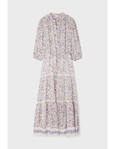 Robe longue à fleurs - ROYCE