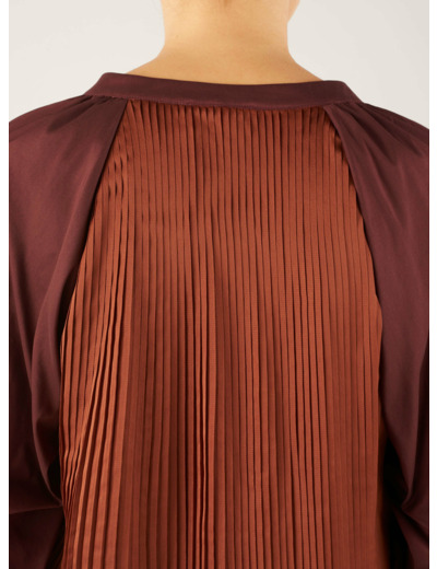Blouse raisin