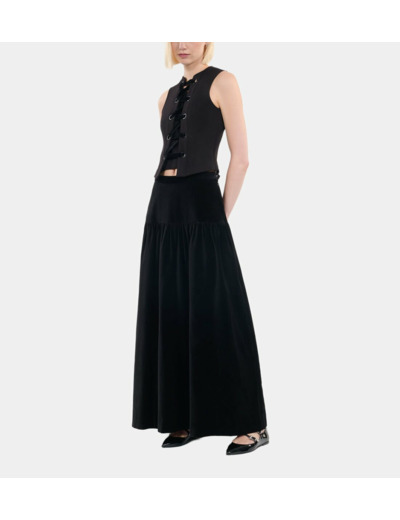 Top Avec Laçage Noir black
