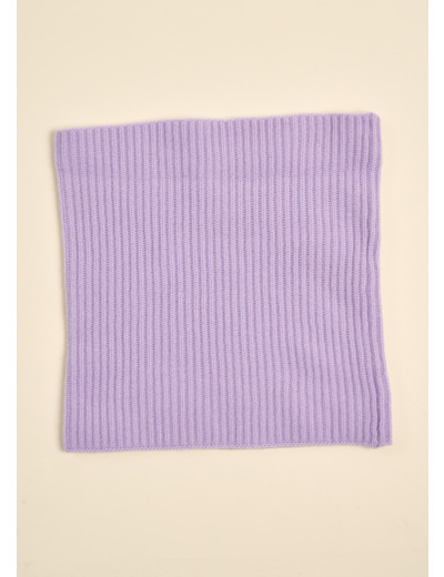 Tour de cou à cotes en cachemire