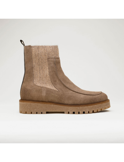 Boots Femme Quanto Beige