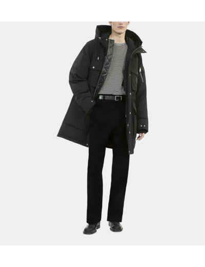 Parka À Capuche Noire black