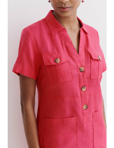 Robe laure 100% lin