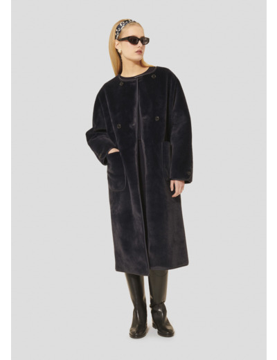 Manteau Marta Nuit en Polyester