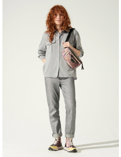 Chemise bleu chambray