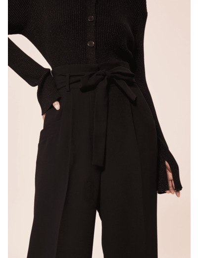 Pantalon Pyla Noir en Polyester