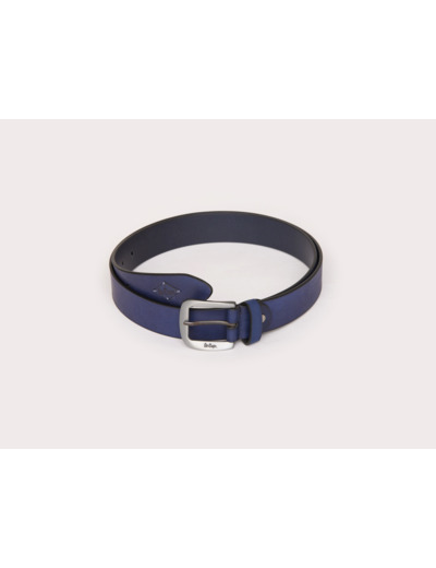 Ceinture en cuir boucle en métal gravée Lee Cooper