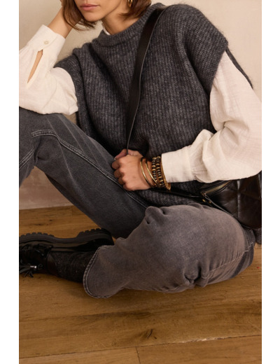 Pull chauve-souris BOHEME en mohair