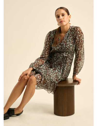 Robe courte imprimée