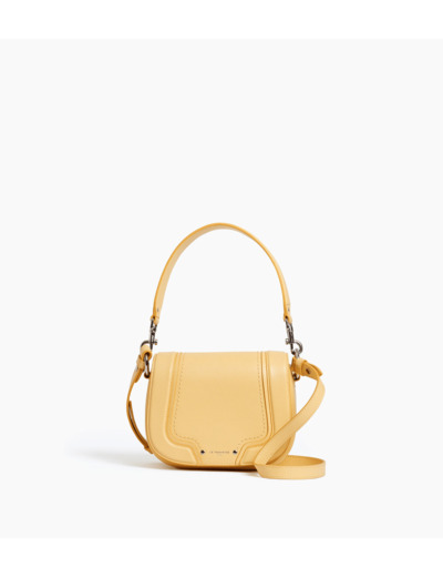 Sac bandoulière moyen modèle Ella en cuir grainé