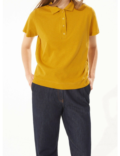 Polo ocre jaune