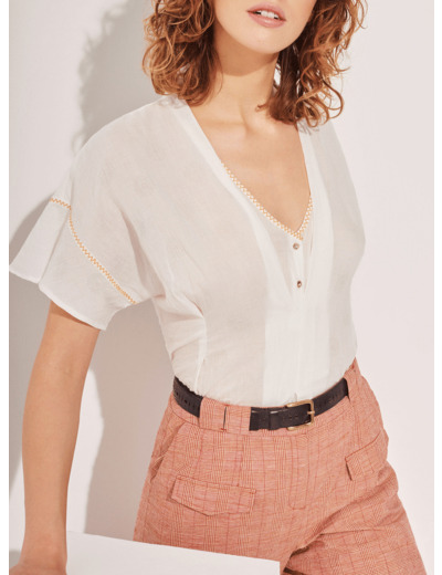 Blouse blanc