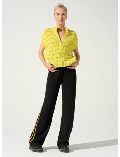 Cardigan verveine citron