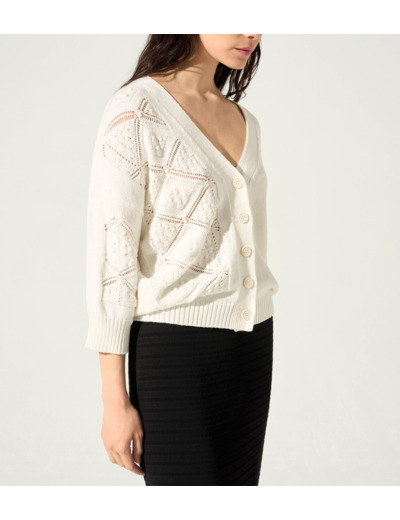 Cardigan neige