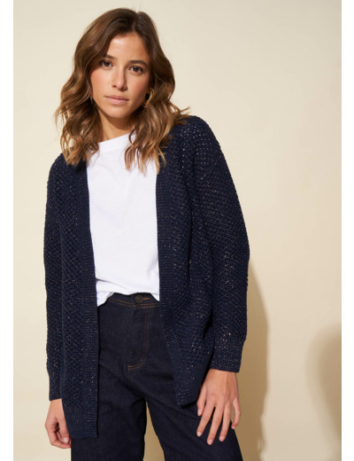 Cardigan au détails scintillants