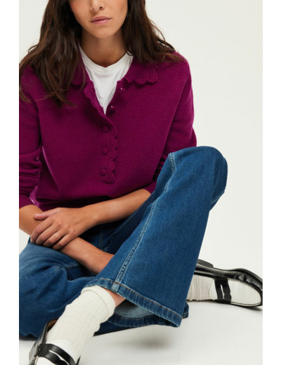 Pull polo en laine - JANIRA