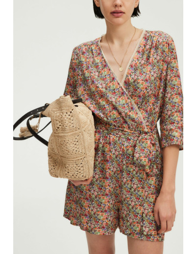 Combinaison cintrée à fleurs - LELI