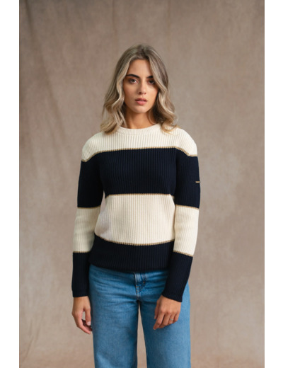 Pull femme col rond Zambia