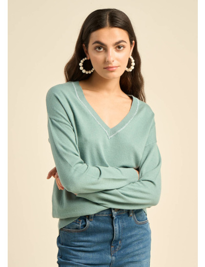 Pull ample col V