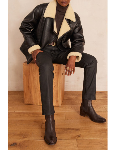 Blouson en cuir FOLIO