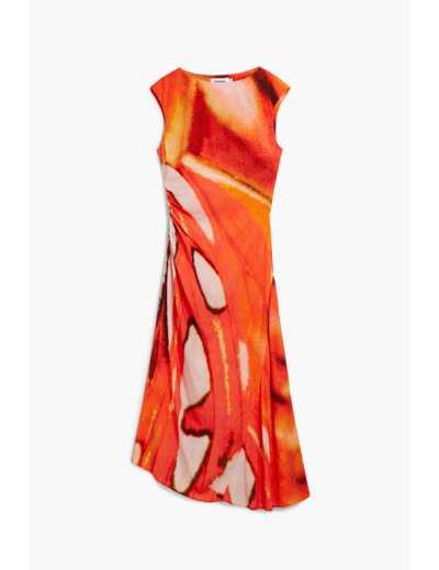Robe Sans Manches En Tissu – Femme