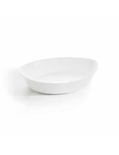 Plat de cuisson ovale 32x20cm blanc Smart Cuisine