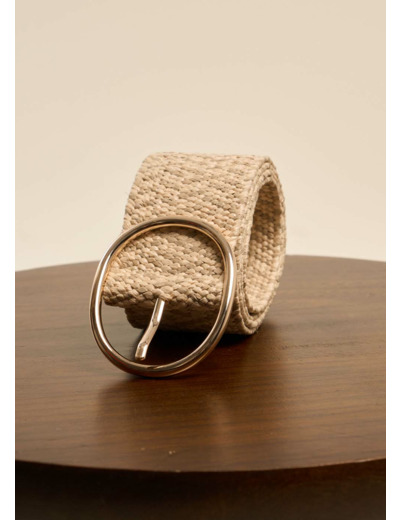 Ceinture en raffia