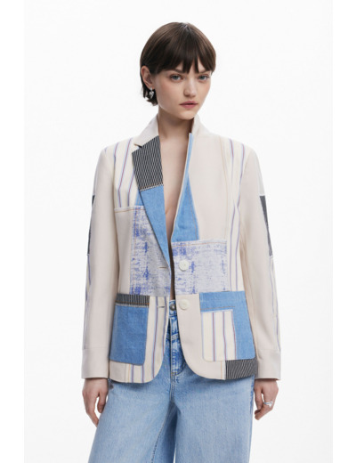 Blazer En Tissu – Femme