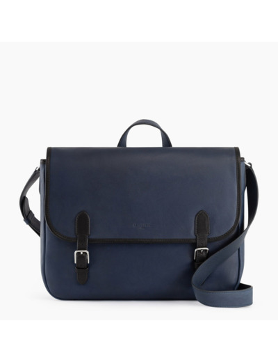 Sac rabat à bandoulière Gabriel en cuir huilé