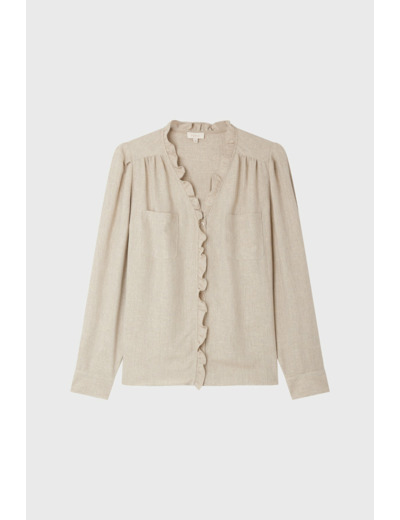 Chemise lurex à volants - BERWYN