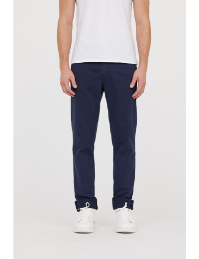 Chino straight jambe droite, taille medium
