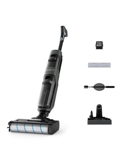 X-Clean 4 Aspirateur laveur sans fil, Aspiration et lavage simultanés pour gagner du temps