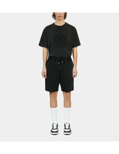 Short Noir En Coton black washed