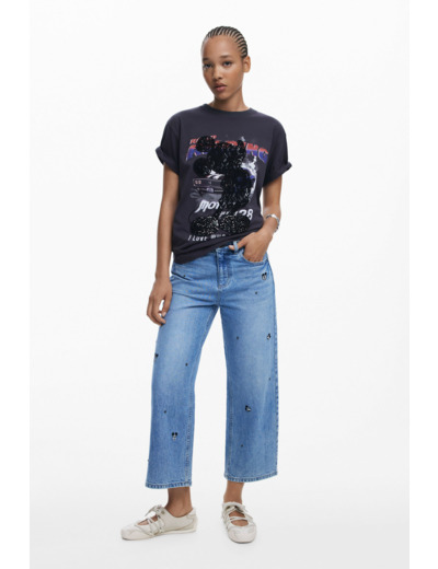 T-Shirt À Manches Courtes En Maille – Femme