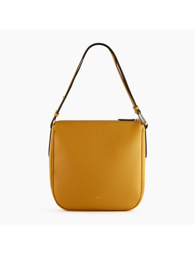 Sac bandoulière moyen modèle Madeleine en cuir grainé