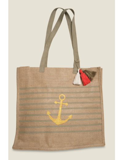 Sac cabas avec pompons Aussière