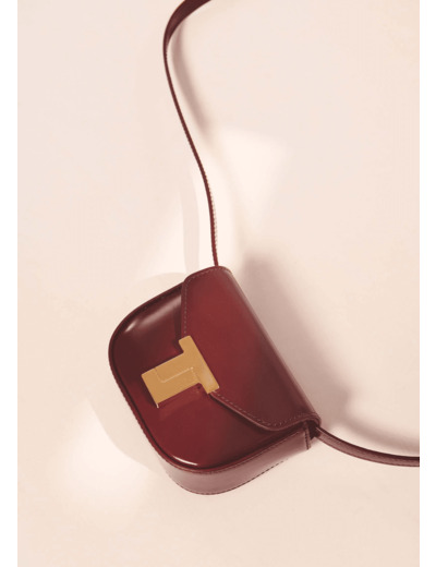 Sac Mini Bordeaux en Cuir