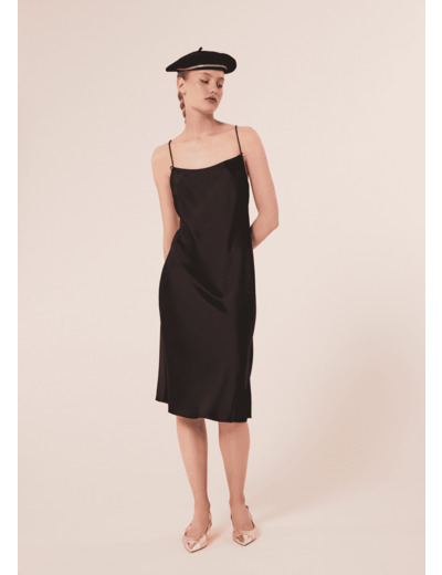 Robe Reane Noir en Polyester