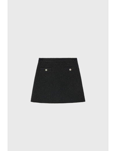 Jupe courte en tweed et lurex - CAMILLETTE