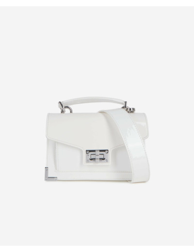 Sac Emily Nano En Cuir Blanc white