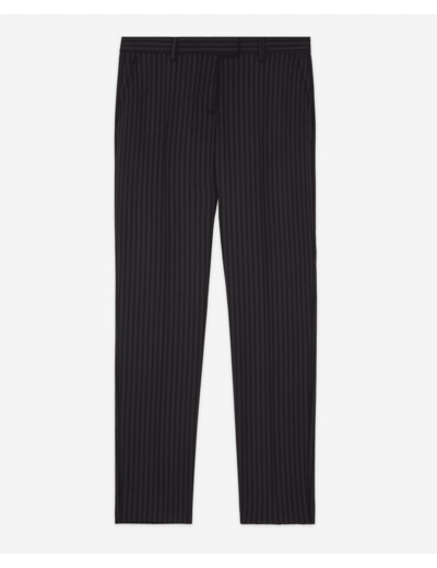 Pantalon Costume Avec Pipping noir