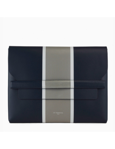 Pochette A4 Justin en cuir lisse
